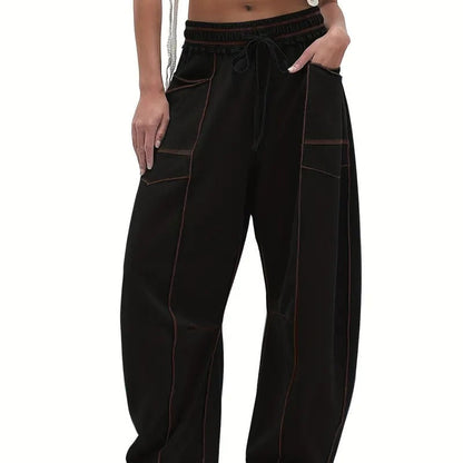 Wide Leg Baggy Barrel Sweatpants