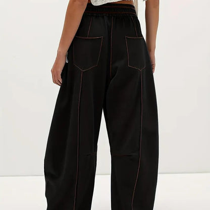 Wide Leg Baggy Barrel Sweatpants