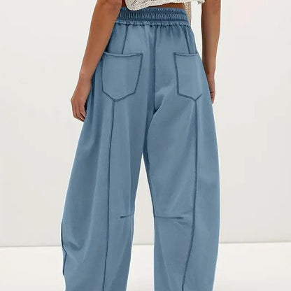 Wide Leg Baggy Barrel Sweatpants