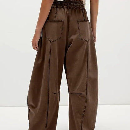 Wide Leg Baggy Barrel Sweatpants