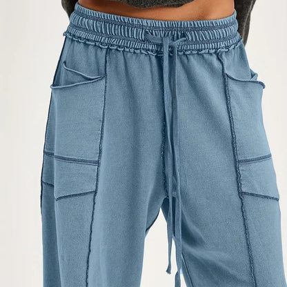 Wide Leg Baggy Barrel Sweatpants